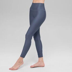 Alo Yoga NWOT 7/8 High-Waist Airlift Legging Bluestone Large